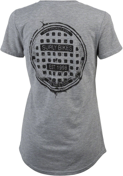 Surly The Ultimate Frisbee Women's T-Shirt - Gray Large