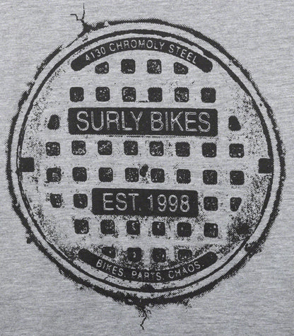 Surly The Ultimate Frisbee Women's T-Shirt - Gray Large