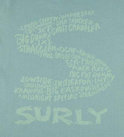 Surly Steel Consortium Women's T-Shirt - Dusty Blue Medium
