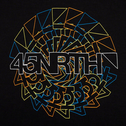 45NRTH Rune Wool T-Shirt - Unisex Black X-Large