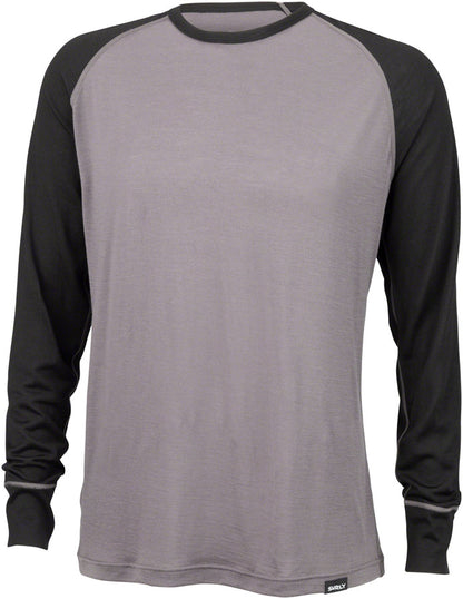 Surly Merino Raglan T-Shirt - Gray/Black SM