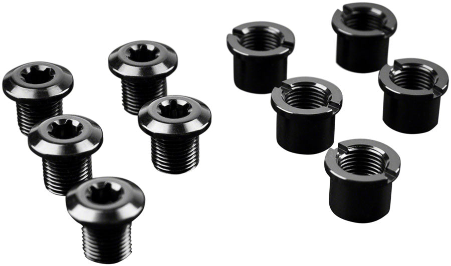 absoluteBLACK T-30 Chainring Bolt Set Long Bolts and Nuts 10pc