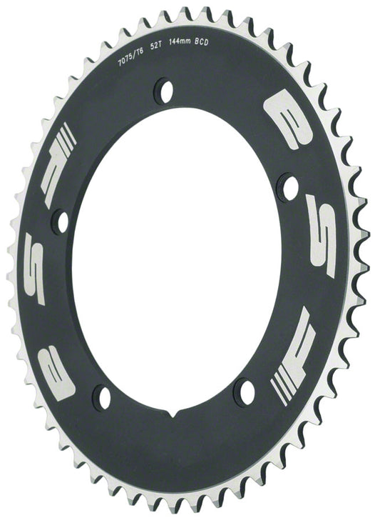 Full Speed Ahead Pro Track 50t x144mm Black Chainring 1/2