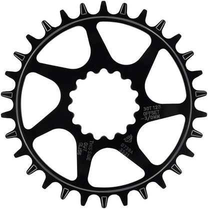 e*thirteen Helix Guidering - 30t 10/11/12-Speed 52/55mm Flip Flop CL 3/5mm Offset e*thirteen DM BLK