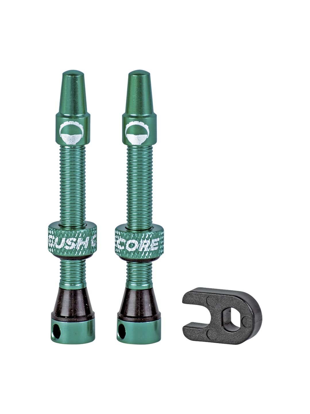 CushCore Tubeless Presta Valve Set - 44mm Turquoise