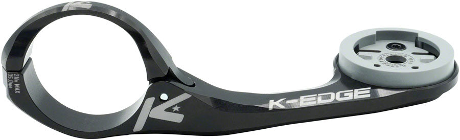 K-EDGE Wahoo MAX XL Computer Mount - 35.0mm Black Anodize