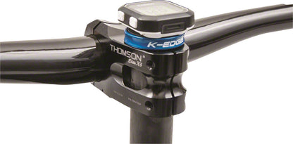 K-EDGE Gravity Stem Cap Mount for Garmin Quarter Turn Type Computers Blue