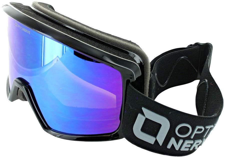 Optic Nerve Shavano Goggles - Shiny Black Brown/Revo Cat 3