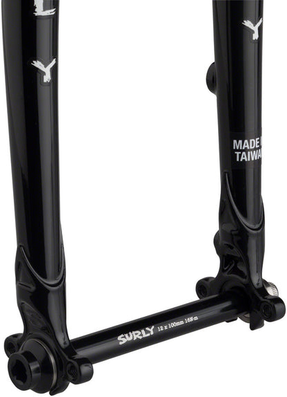 Surly Midnight Special Fork - 650b/700c 12x100mm Thru-Axle 1-1/8" Straight Steerer Steel 50mm Offset BLK