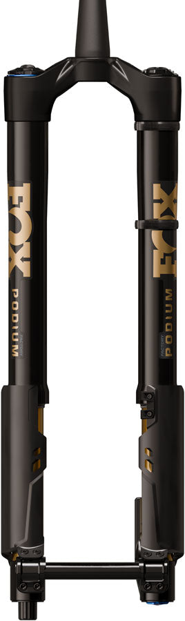 FOX Factory 36 Podium Inverted Suspension Fork - 29" 160 mm 20TA x 110 mm 44mm Offset GRIP X2 68HT Crown BLK/Podium Gold