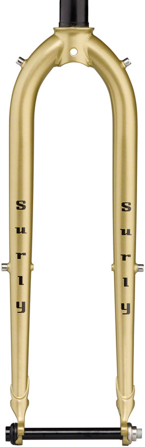 Surly Midnight Special Fork - 650b/700c 12x100mm Thru-Axle 1-1/8" Straight Steerer Steel 40mm Offset Fool's Gold