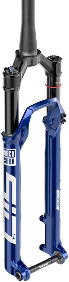 RockShox SID SL Ultimate Race Day 2 Suspension Fork - 29" 100 mm 15 x 110 mm 44 mm Offset Blue Crush 3P Crown D1