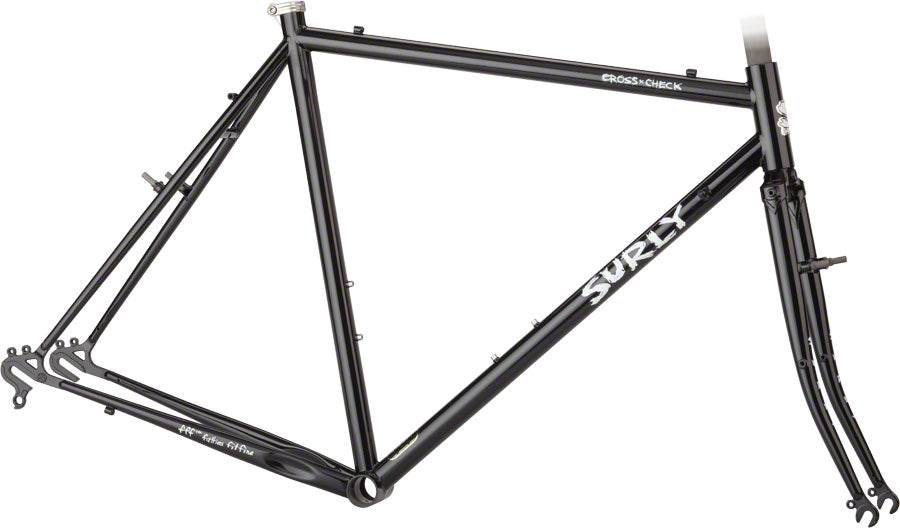 Surly Cross Check 46cm Frameset Gloss Black - Default Title