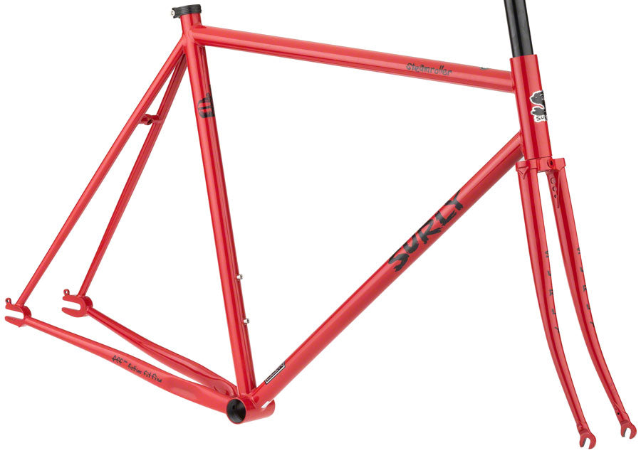 Surly Steamroller Frameset - 700c Steel Shag Carpet Orange 49cm