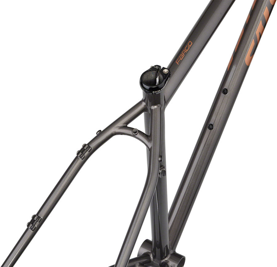 Salsa Fargo Frameset - 29" Steel Graphite X-Small