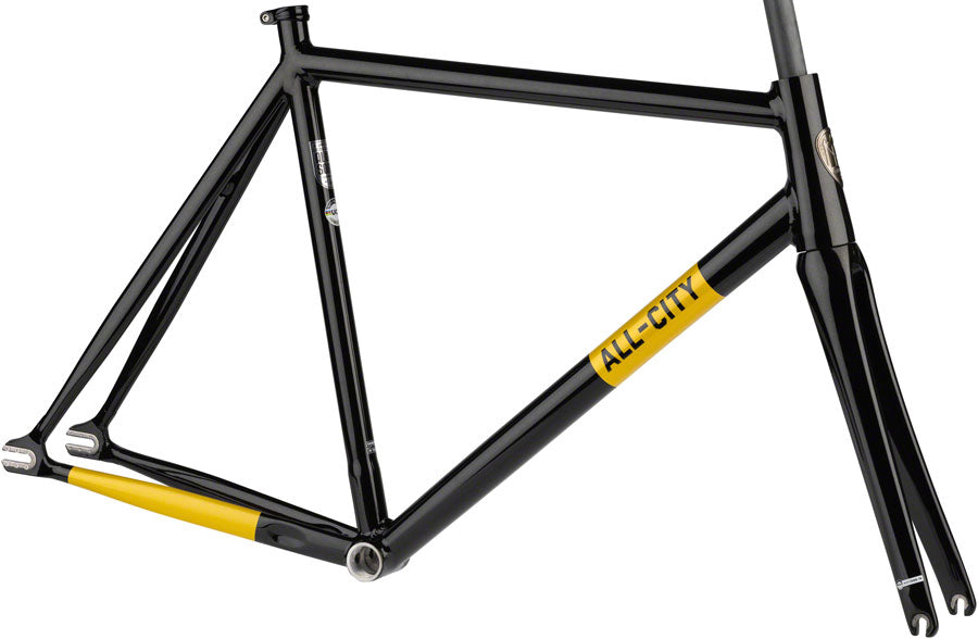 All-City Thunderdome Frameset - 700c Aluminum Gold Fang 61cm