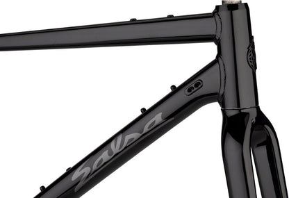 Salsa Journeyer Drop Bar Frameset - 700c/650b Aluminum Black 53cm