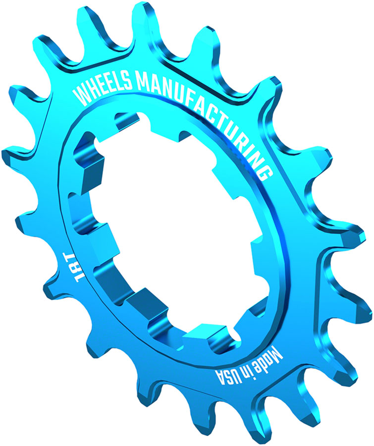 Wheels Manufacturing SOLO-SPEED Cog - 18t Fits SOLO-SPLINE SOLO-XD kits Teal