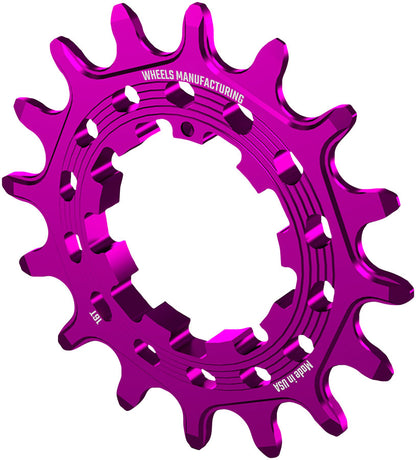 Wheels Manufacturing SOLO HG Cog - 16t Fits SOLO-HG Kits Purple