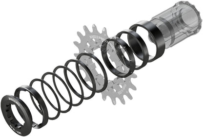 Wheels Manufacturing SOLO-HG Single Speed Conversion Kit - For HG Style Hubs BLK