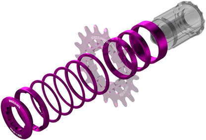 Wheels Manufacturing SOLO-HG Single Speed Conversion Kit - For HG Style Hubs Purple