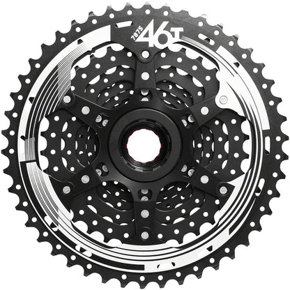 SunRace CSMX9X Cassette - 11-Speed 10-46t Black Chrome For XD Driver Body