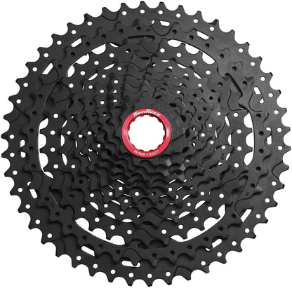SunRace CSMX9X Cassette - 11-Speed 10-46t Black Chrome For XD Driver Body