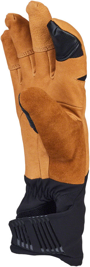 45NRTH 2024 Sturmfist 5 LTR Leather Gloves - Tan/Black Full Finger Small