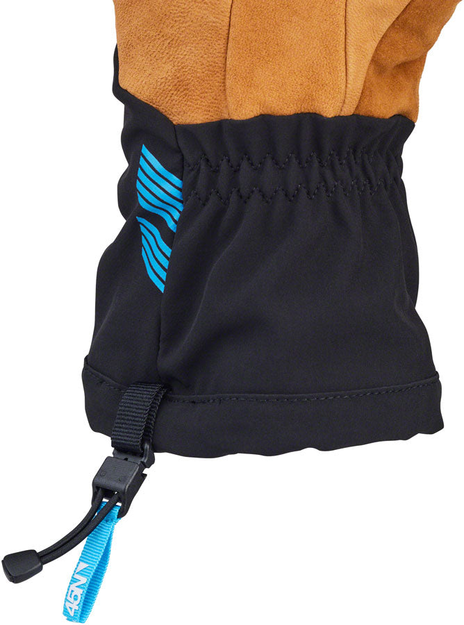 45NRTH 2024 Sturmfist 4 LTR Leather Gloves - Tan/Black Lobster Style Small