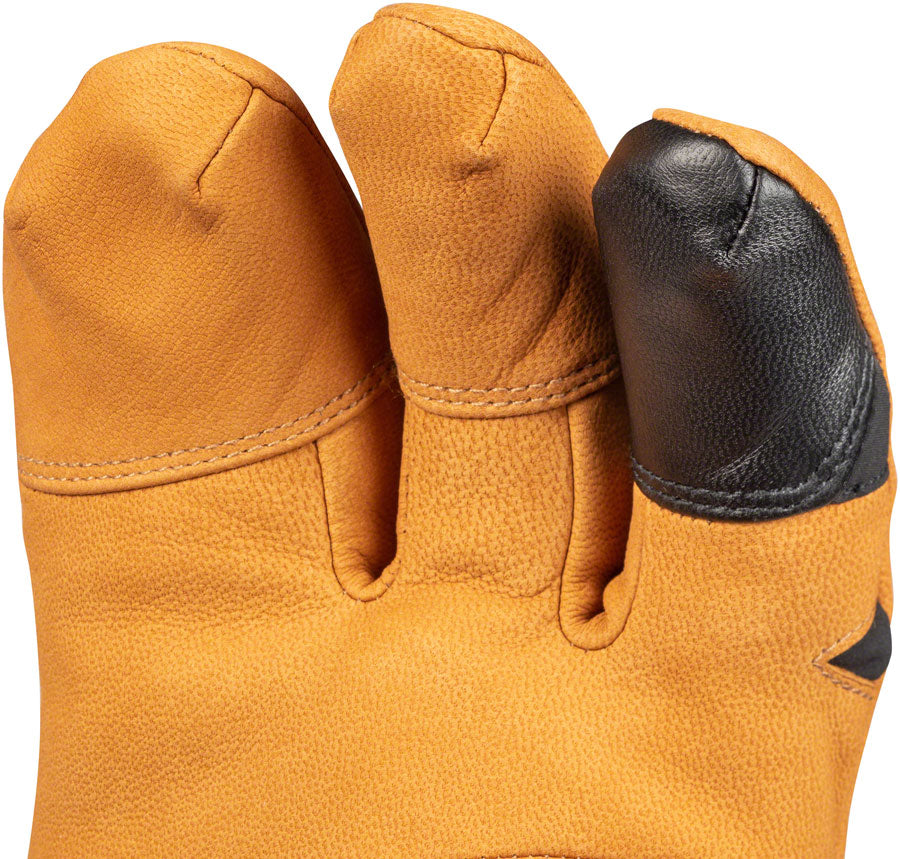 45NRTH 2022 Sturmfist 4 LTR Leather Gloves - Tan/Black Lobster Style X-Large