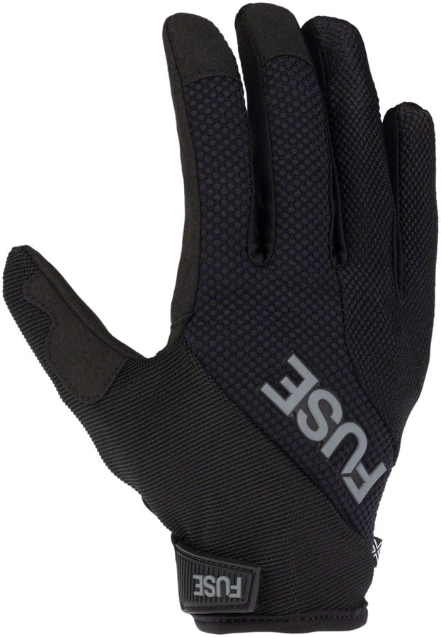 FUSE Echo Gloves - Black Full Finger Small
