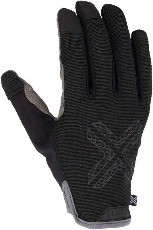 FUSE Stealth Gloves - Black Full Finger Small