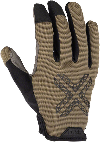 FUSE Stealth Gloves - Olive Full Finger Small