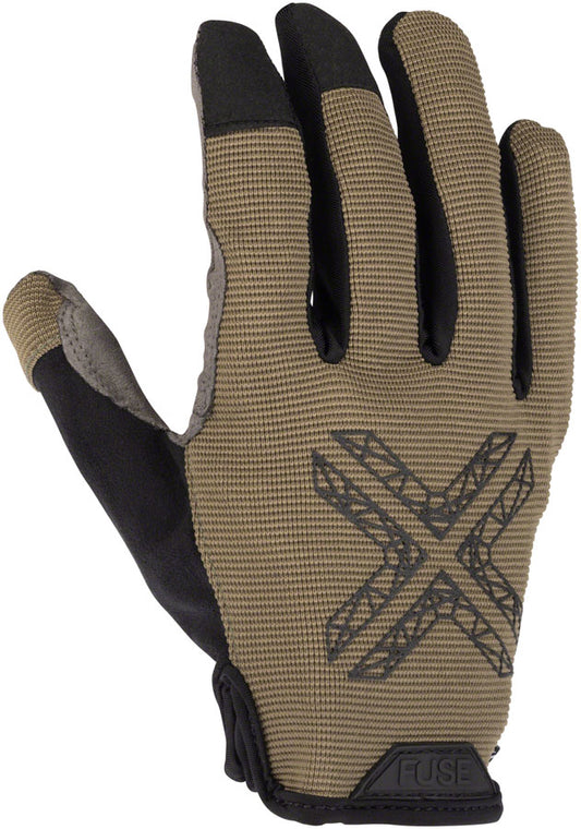 FUSE Stealth Gloves - Olive Full Finger Small