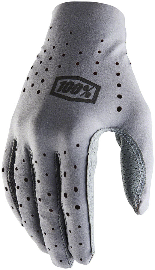 100% Sling Gloves - Gray Full Finger Women's Small