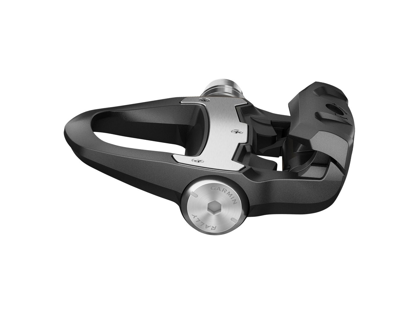 Garmin Rally RS200 Power Meter Pedals - Single Sided Clipless Composite 9/16" BLK Pair Dual-Sensing Shimano SPD-SL