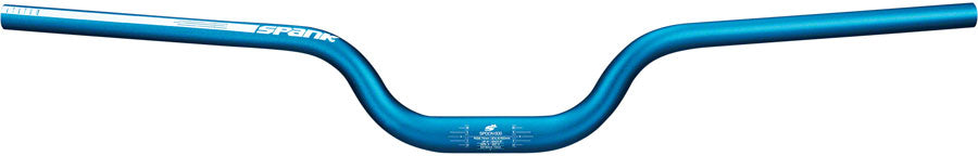 Spank Spoon 800 Handlebar - 31.8mm Clamp 800mm 75mm Rise Blue