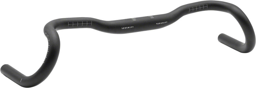 Redshift Sports Kitchen Sink Road Drop Handlebar - Aluminum 31.8mm 44cm 20mm Rise BLK