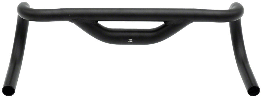 Redshift Sports Top Shelf Low Flare Road Drop Handlebar - Aluminum 31.8mm 41cm 50mm Rise BLK