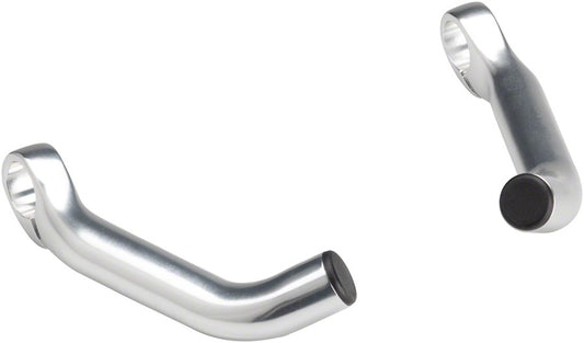 MSW Forged Bar Ends - Short Silver