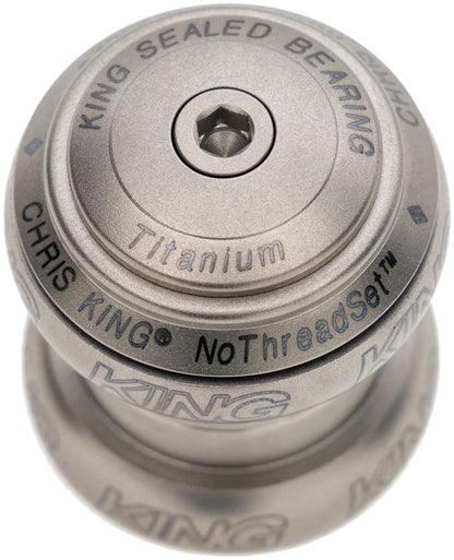 Chris King NoThreadSet Titanium Headset - 1-1/8" EC34 Upper / EC34 Lower Titanium
