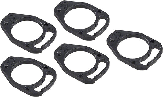 Ritchey Switch Headset Stack Spacers - Switch System Compatibility Only 5mm 5 Pack BLK