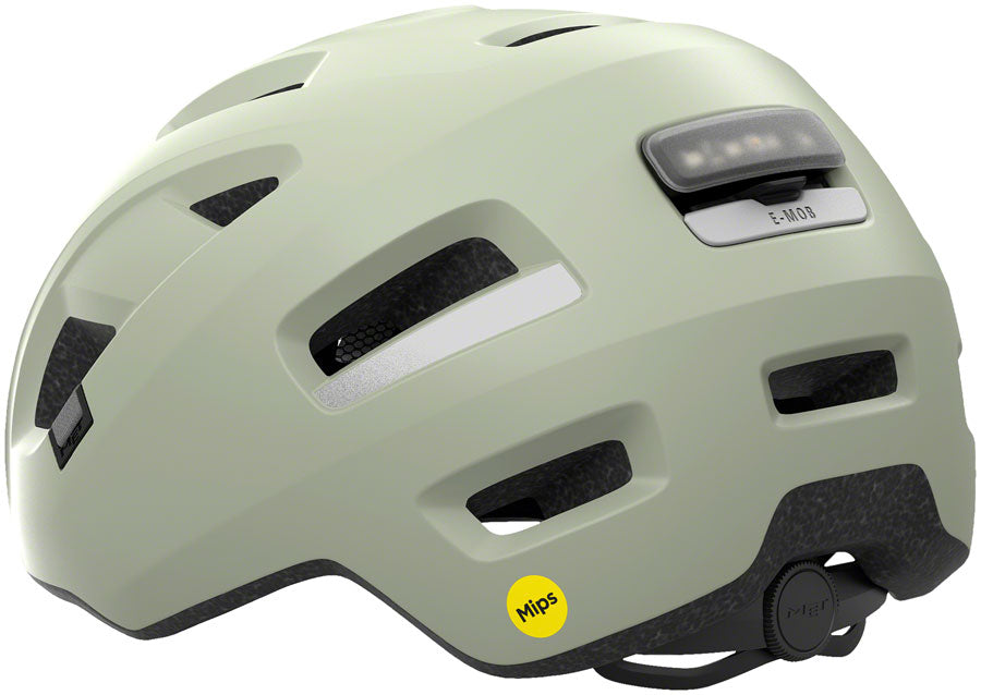 MET E-Mob MIPS Helmet - Moss Gray/Matte Large