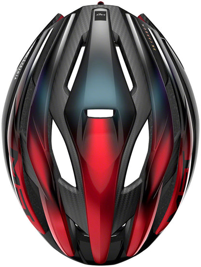 MET Trenta 3K Carbon MIPS Helmet - Red Iridescent Medium
