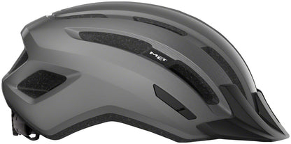 MET Downtown Mips Helmet - Gray Glossy Medium