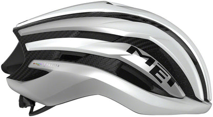 MET Trenta 3K Carbon MIPS Helmet - White/Silver Metallic Matte Large