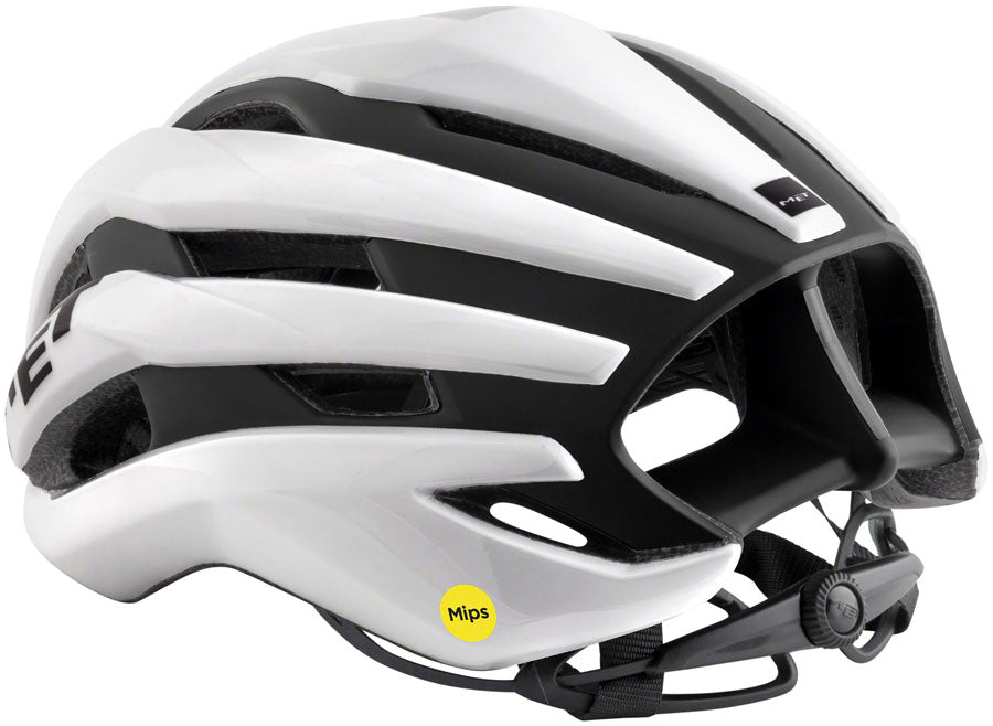 MET Trenta MIPS Helmet - White/Black Matte/Glossy Medium
