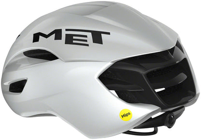 MET Manta MIPS Helmet - White Holographic Glossy Small