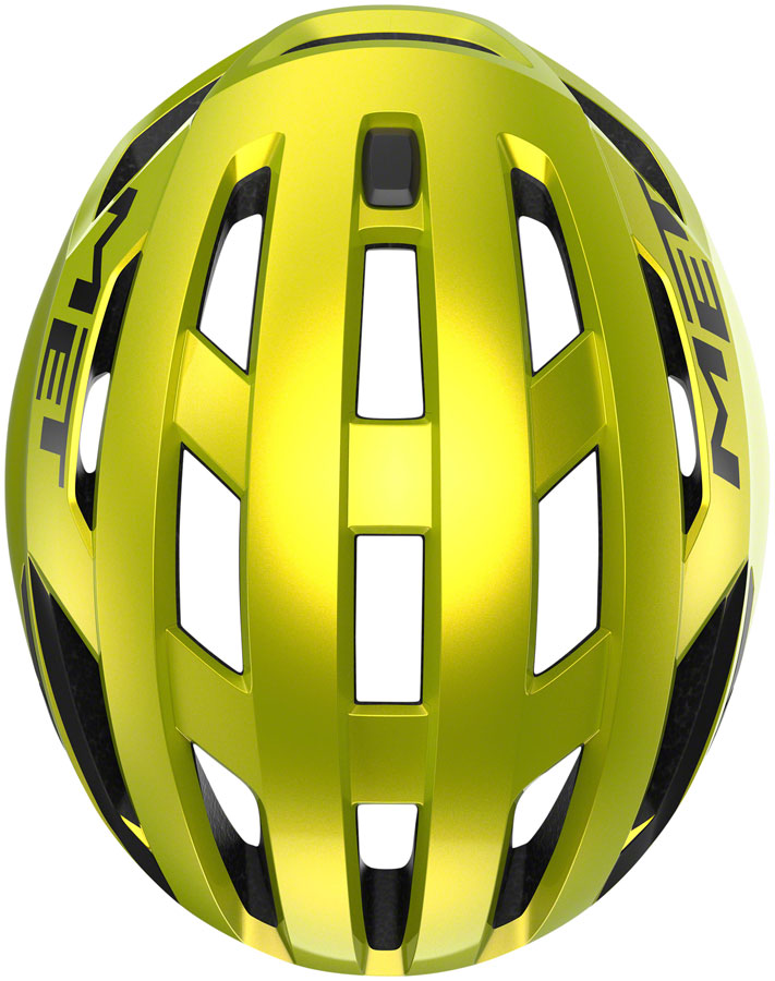 MET Vinci MIPS Helmet - Lime Yellow Metallic Glossy Small