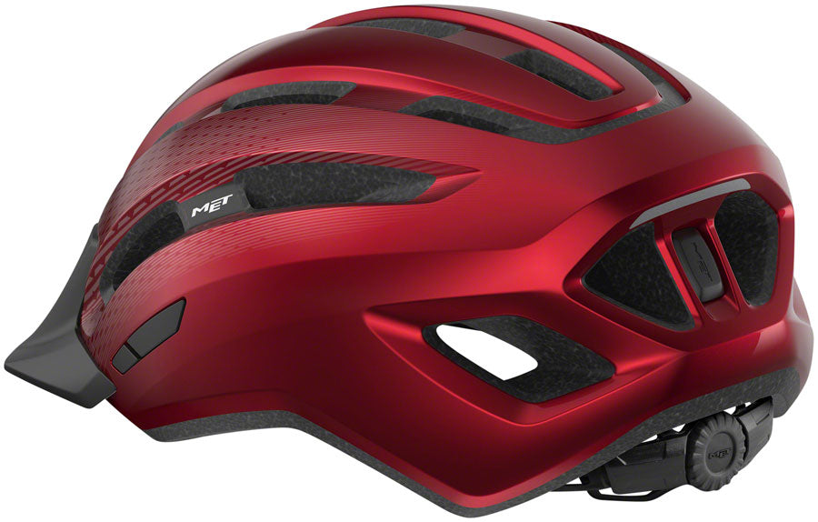 MET Downtown MIPS Helmet - Red Glossy Small/Medium